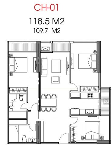 Bán căn hộ 01 Park 12, căn hộ 3 PN 118.5 m2, giá 40,14 tr/m2, hướng cửa Nam, hướng BC Bắc 6539055