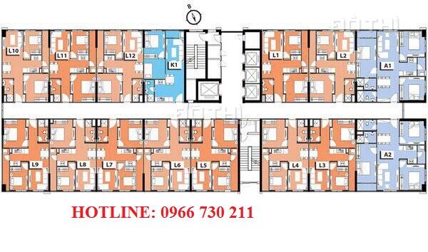 Bán chung cư Xuân Mai Complex - Quận Hà Đông, chỉ 830 triệu/căn 2 phòng ngủ, đủ đồ. LH 090452926 6710769