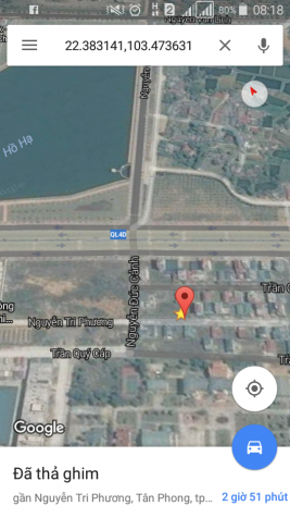 Bán đất chính chủ tại đường Nguyễn Tri Phương, phường Tân Phong, Thành Phố Lai Châu 7304728
