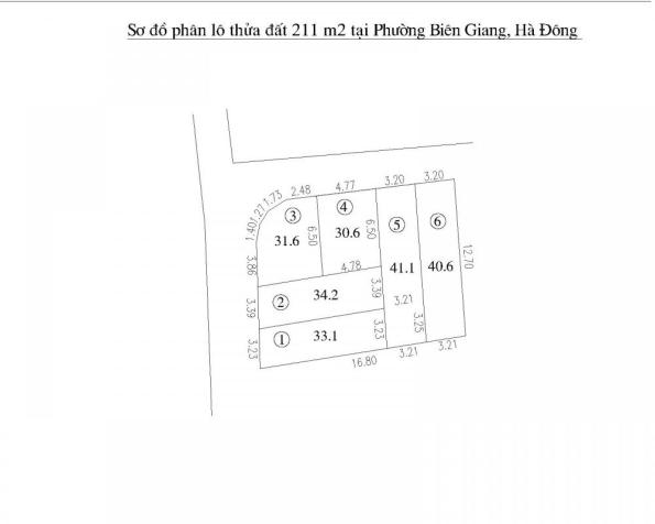 Gia đình tôi cần bán mảnh đất ở Biên Giang, DT 41.1m2, giá chỉ 605 triệu 6818848