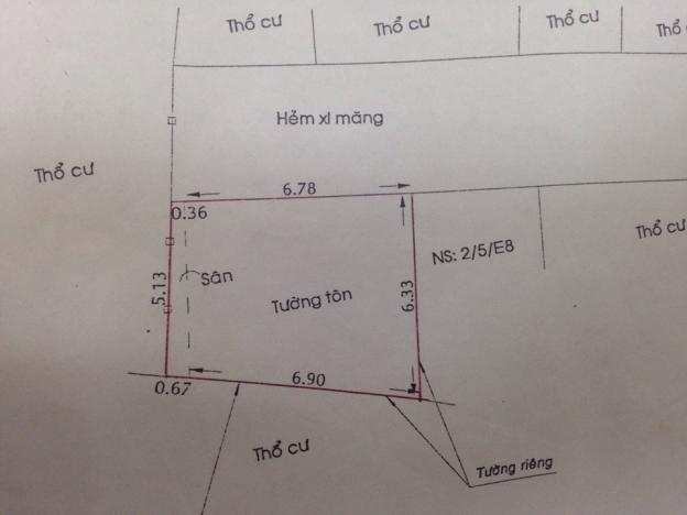 Bán nhà riêng hẻm 115 Nguyễn Văn Quá P. Tân Hương Thuận Quận 12, diện tích 84m2 6909312