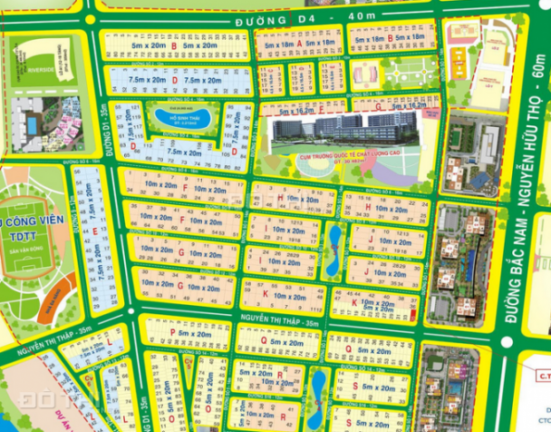 Bán nhà mặt phố tại dự án khu đô thị Him Lam Kênh Tẻ, Quận 7, Hồ Chí Minh diện tích 300m2 giá 58 tỷ 6894595