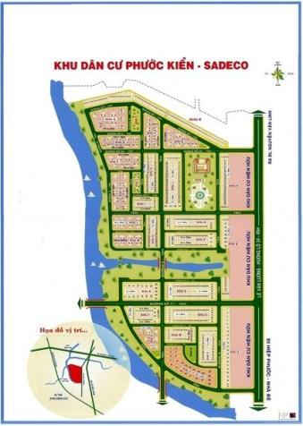 Bán đất nền dự án tại dự án Sadeco Phước Kiển, Nhà Bè, Hồ Chí Minh, 100m2, giá 34 triệu/m² 6976710