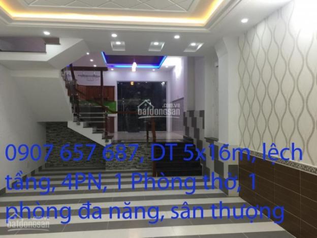 Bán nhà phố đường số Phạm Hữu Lầu, DT 280m2, 4 phòng ngủ, phòng thờ, sân thượng, sân phơi 7064744