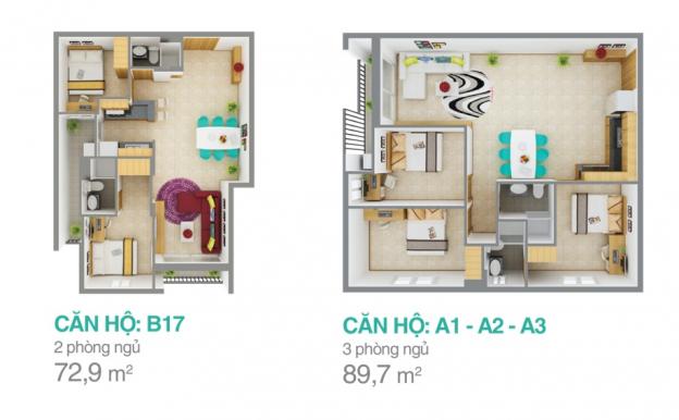 Ăn tết xong nhận nhà ở liền chỉ 1.6 tỷ/68m2, trả góp 15 năm, CK: 18%, LH: 0908207092 7110421