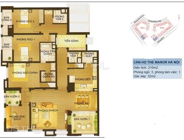 Cần bán gấp CHCC chỉ 7,8 tỷ tầng 10+ căn 03 tháp E The Manor HN - Mỹ Đình - Nam Từ Liêm, DT 256m2 7046073