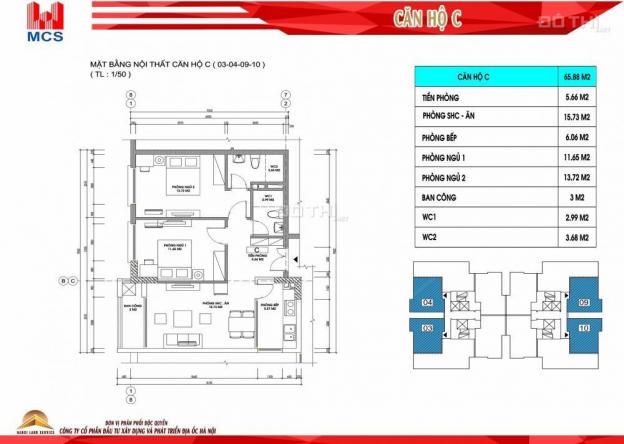 Tổ hợp chung cư liền kề C1 C2 Xuân Đỉnh - Bắc Từ Liêm - 1,4 tỷ 7133975