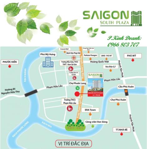 Saigon South Plaza mặt tiền Nguyễn Lương Bằng q.7 cạnh Phú Mỹ Hưng. Lh: 0966 803 707 Mr. Hải 7135344