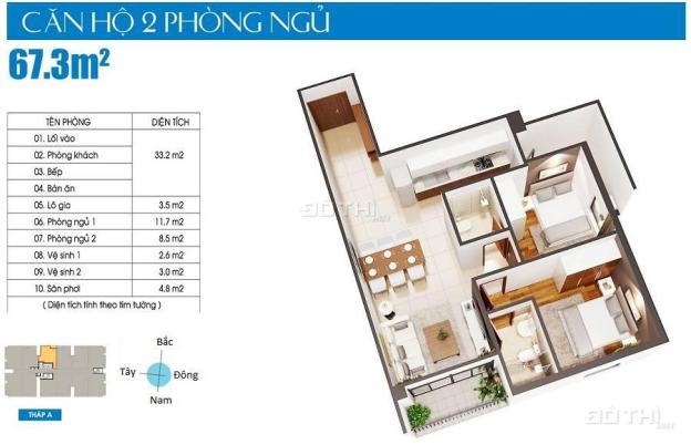 Bán căn hộ Luxcity 67.3m2 giá rẻ hơn CDT 200 triệu, cách PMH 5 phút 7142060