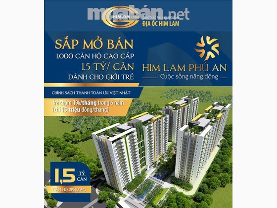 Bán căn hộ Him Lam Phú An, Q. 9, 2PN, diện tích 72m2, giá 1.5 tỷ 7269773