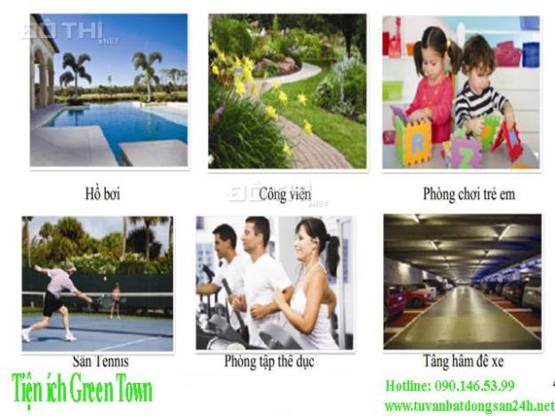 Căn hộ Green Town Bình Tân, chỉ 250 tr sở hữu căn 2PN - 0901465399 7161443