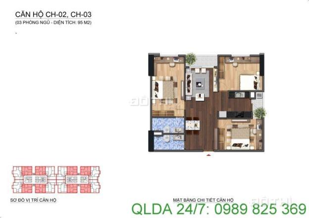 Bán căn hộ Lạc Hồng 2, diện tích 95m2 thiết kế 3PN, 2VS, giá gốc chủ đầu tư. LH 0989 825 369 7181959
