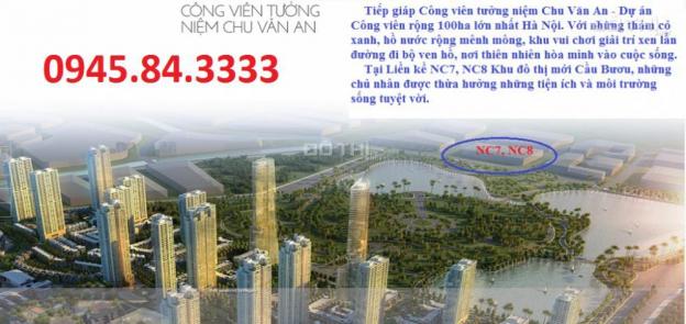 Bán nhà liền kề Cầu Bươu, 37tr/m2 chưa tính xây, ngay sau công viên Chu Văn An 7204557