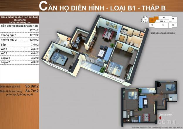 Sun Square Lê Đức Thọ - Bán căn hộ B1 - 118m2 chỉ 2,7 tỷ. LH 0976538102 7206511