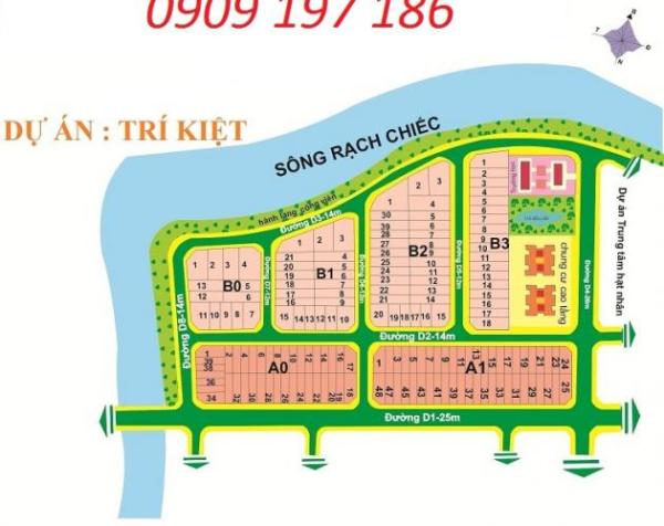 Cần bán gấp đất nền dự án Trí Kiệt – Quận 9, DT 6x24m, đường 25m, giá tốt nhất 7287764