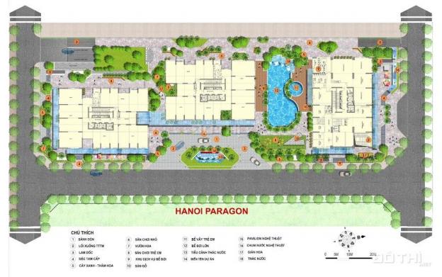 Bán căn hộ chung cư tại dự án Paragon Tower, Cầu Giấy, Hà Nội diện tích 90m2 giá 32 triệu/m² 7257311
