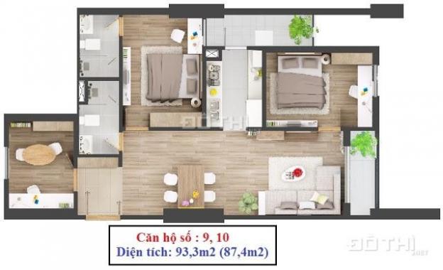 Cần bán căn số 10 tòa C 283 Khương Trung – DT 93m2 7297614