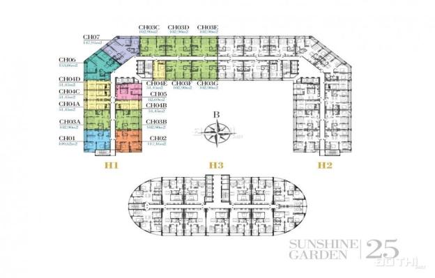 Căn hộ cao cấp Sunshine Garden liền kề Times City giá: 28.5 tr/m2 7299969