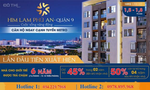 Bán căn hộ Him Lam Phú An, 62m2, 2PN, giá 1.5 tỷ 7337592