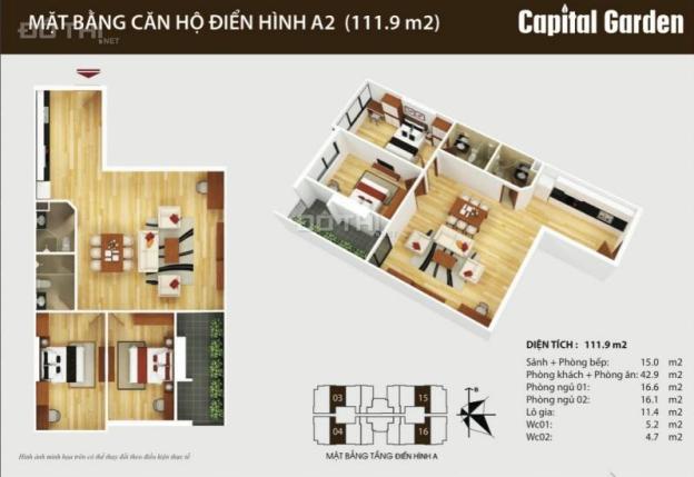 Bán 7 căn hướng đẹp, view đẹp, giá từ 30 tr/m2 tại chung cư Capital Garden 102 Trường Chinh 7339719