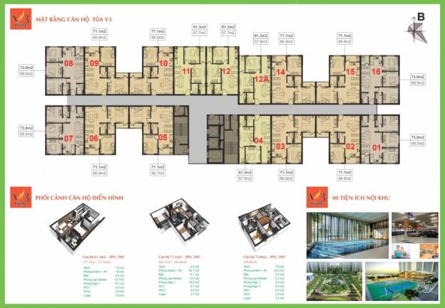 Bán căn hộ chung cư tại dự án khu đô thị Phú Lãm, Hà Đông, Hà Nội, diện tích 57.7m2 7393201
