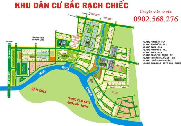 Đất Bắc Rạch Chiếc, cách Song Hành Xa Lộ 20m. Giá 16tr/m2 7419697