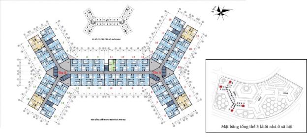 Bán căn 56.4m2m2 - Nhà ở Xã Hội Hưng Thịnh - LH: 0983.762.129. 7418178