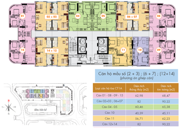 Cần nhượng lại căn hộ chung cư CT1A Nghĩa Đô, căn tầng 1009 DT: 68.47m2, giá bán 28tr/m2 7399574