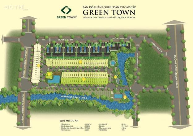 Đất nền Green Town giá rẻ, q9, 22 tr/m2, pháp lý, sổ đỏ đầy đủ, giáp Q2. Lh mr Tuyên 09848524017 7382286