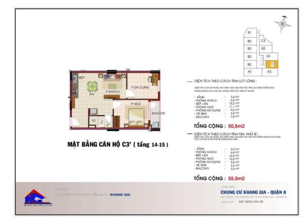 Bán căn hộ Khang Gia Chánh Hưng quận 8 giá rẻ 7451366