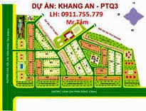 Bán đất dự án Địa Ốc 3- Khang An, chính chủ, LH: 0911755779 7410087