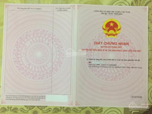 Cần bán gấp 01 lô đất trong ngõ 58 đường Lê Hồng Phong, phường Dĩnh Kế, TP Bắc Giang, giá 8,3 tr/m2 7398270