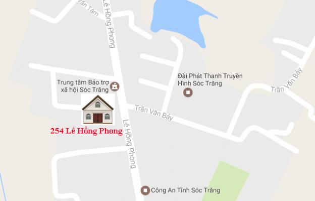 Bán nhà mặt tiền đường Lê Hồng Phong, P. 3, TP. Sóc Trăng 5.77x29m, giá 2.1 tỷ (chính chủ) 7456056