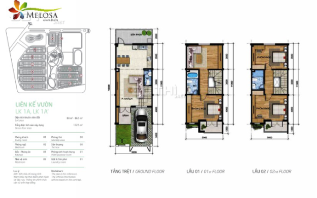 Thông tin mở bán DT 5x17m Melosa Garden Khang Điền Quận 9 7398618