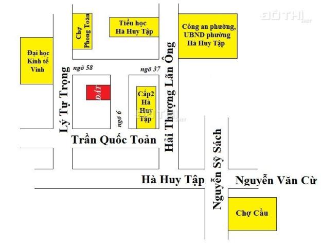 Chính chủ cần bán đất trung tâm, phường Hà Huy Tập 7011504