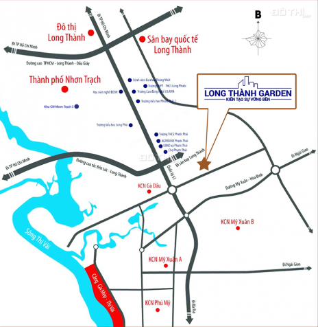 Bán đất trung tâm hành chính Phước Thái - Long Thành - Đồng Nai 200tr/nền. LH: 0908849508 7414112