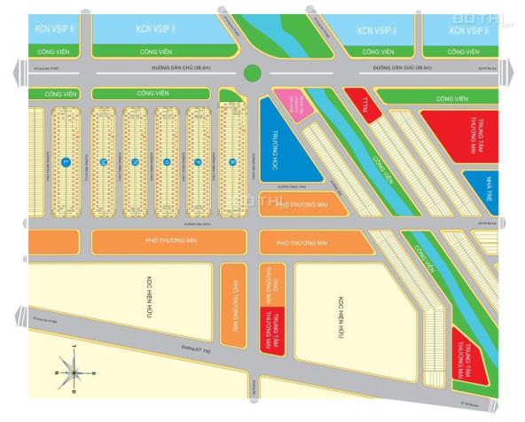 Cần tiền bán gấp thuốc dự án The Mall City 2 gần trung tâm hành chính Bình Dương, 0909418838 7432506