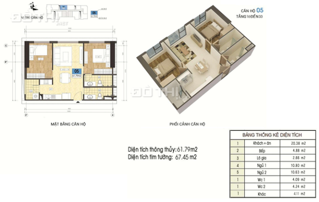 Chung cư Xuân Mai Riverside - 1.1 tỷ full nội thất CK ngay 2% - Vay lãi suất 0% 0934.552.622 7456668