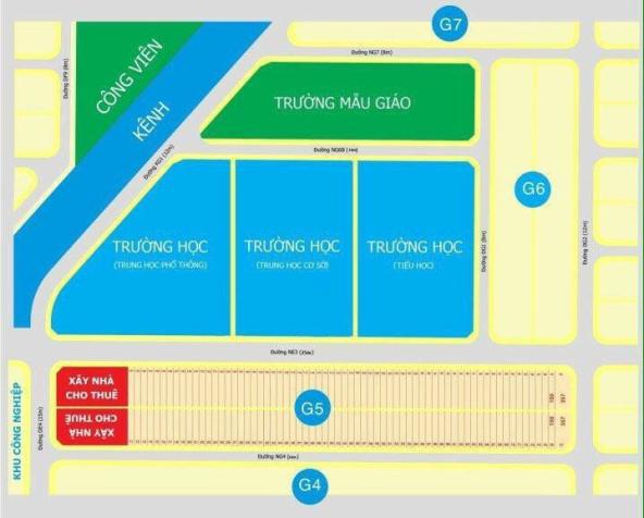 Bán đất mặt tiền đường NE3 25m, xây dựng tự do, đối diện trường học. LH 0909418838 7517246