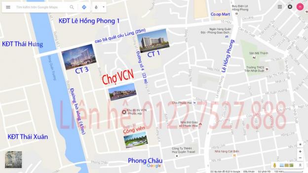 Bán và cho thuê chợ VCN Phước Hải, liên hệ chủ đầu tư VCN: 0972207450 7548382