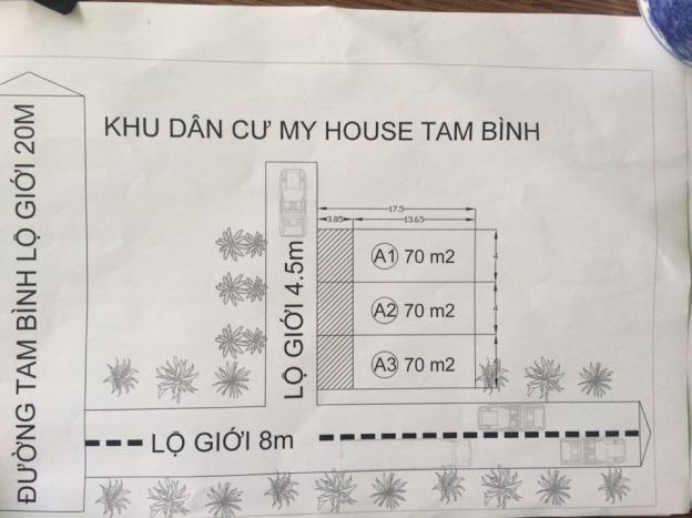 Bán đất đường Tam Bình, cách ngã 4 Tam Bình, Hiệp Bình 500m 7506454