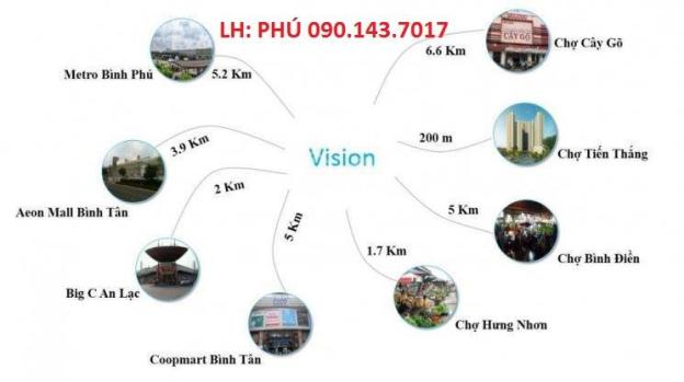 Căn hộ cao cấp Vision-1 Bình Tân, giá tốt nhất khu vực phía tây thành phố 7635897