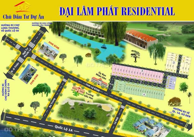 Nhà 1 trệt, 1 lầu, KDC Đại Lâm Phát Residential sau lưng chợ Bình Chánh, TT 460 tr, SHR. 0919349139 7493171