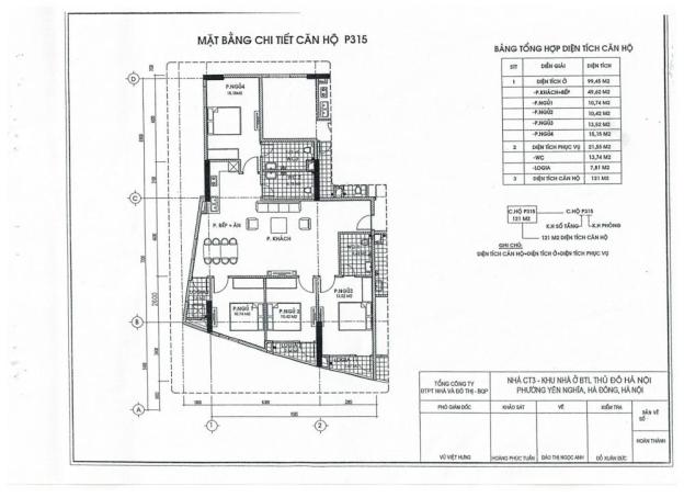 Bán căn hộ chung cư Bộ tư lệnh thủ đô – CT2 Yên Nghĩa, căn 18.15/ 121m2/4PN 7538604