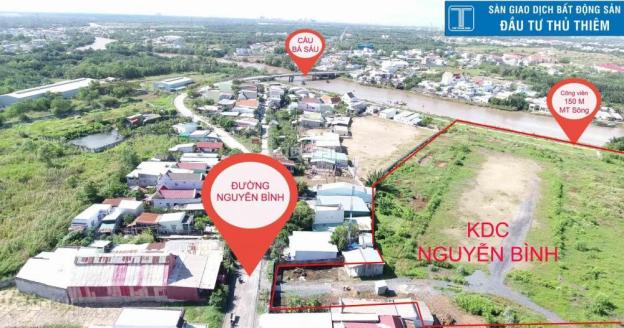 Bán nhà phố KDC Nguyễn Bình, Nhà Bè, thanh toán 645 triệu nhận nhà, NH cho vay 70%, tiện ích đầy đủ 7532330