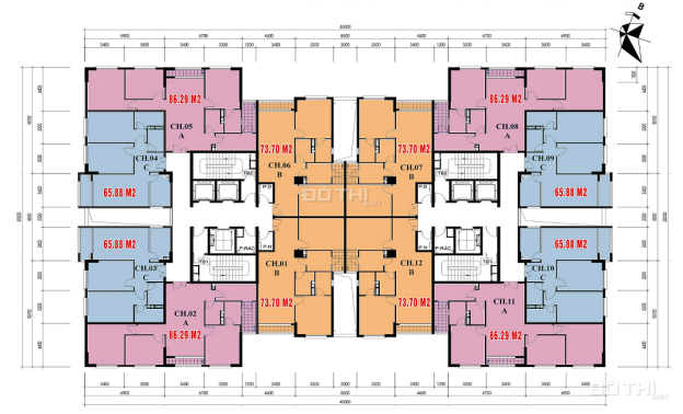 Căn hộ 2PN, 60.8m2 chỉ 1.5 tỷ đầu tiên và duy nhất tại Q. Bắc Từ Liêm gần ngay CV Hòa Bình 7534951