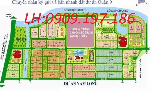 Bán gấp nền dự án Nam Long, Quận 9, giá 29 triệu/m2, LH 0909 197 186 9913447