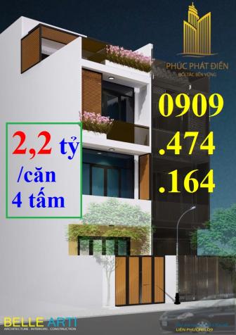 Sở hữu ngay nhà 4 tầng 2,2 tỷ/căn xây mới, gần vòng xoay Phú Hữu, Melosa Khang Điền, 0909.474164 7619242