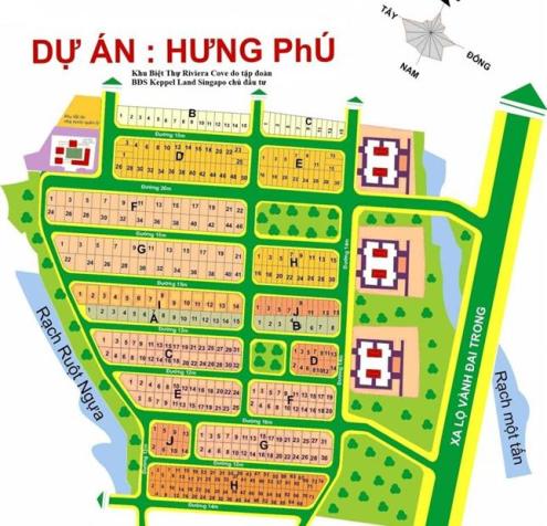 Cần bán nền biệt thự dự án Hưng Phú 1, Quận 9 7740220