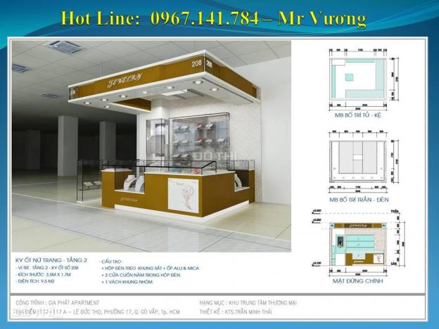 Cho thuê cửa hàng, ki ốt tại dự án Gia Phát Square, Gò Vấp, Hồ Chí Minh, DT 5.5m2, giá 2.2 tr/th 7589116